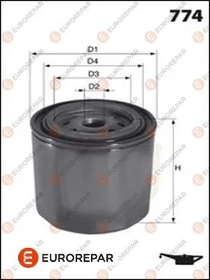 EUROREPAR olajszűrő - E149149 - TothCarparts