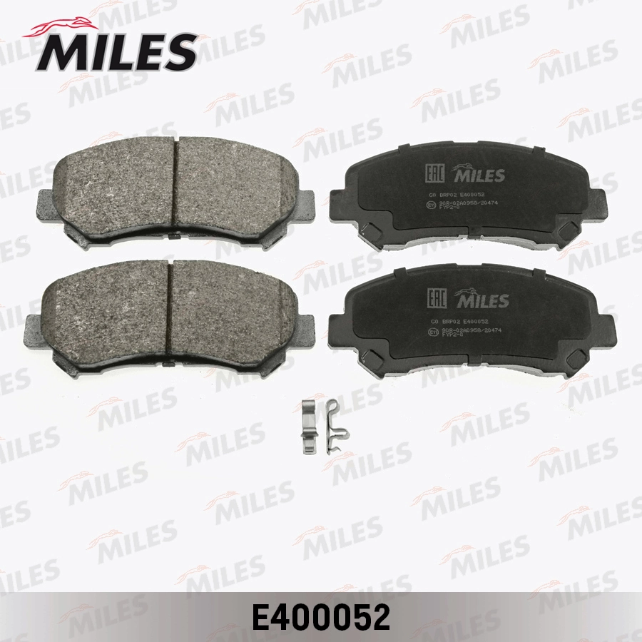 MILES fékbetétkészlet, tárcsafék - E400052 - TothCarparts