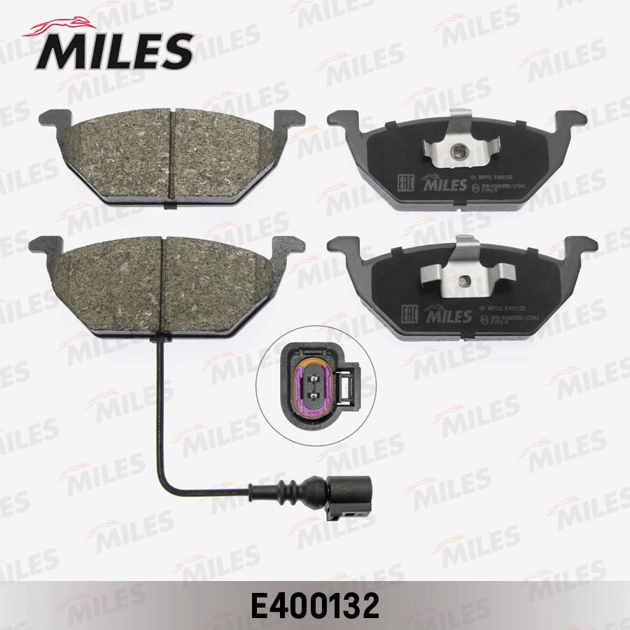 MILES fékbetétkészlet, tárcsafék - E400132 - TothCarparts