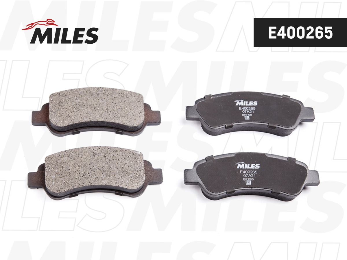 MILES fékbetétkészlet, tárcsafék - E400265 - TothCarparts