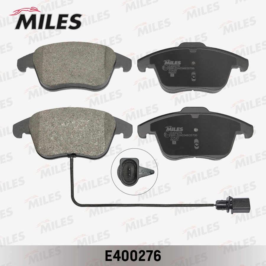 MILES fékbetétkészlet, tárcsafék - E400276 - TothCarparts