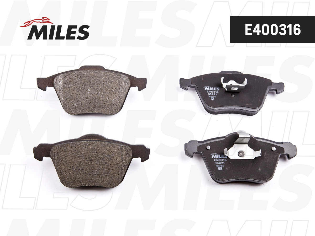 MILES fékbetétkészlet, tárcsafék - E400316 - TothCarparts