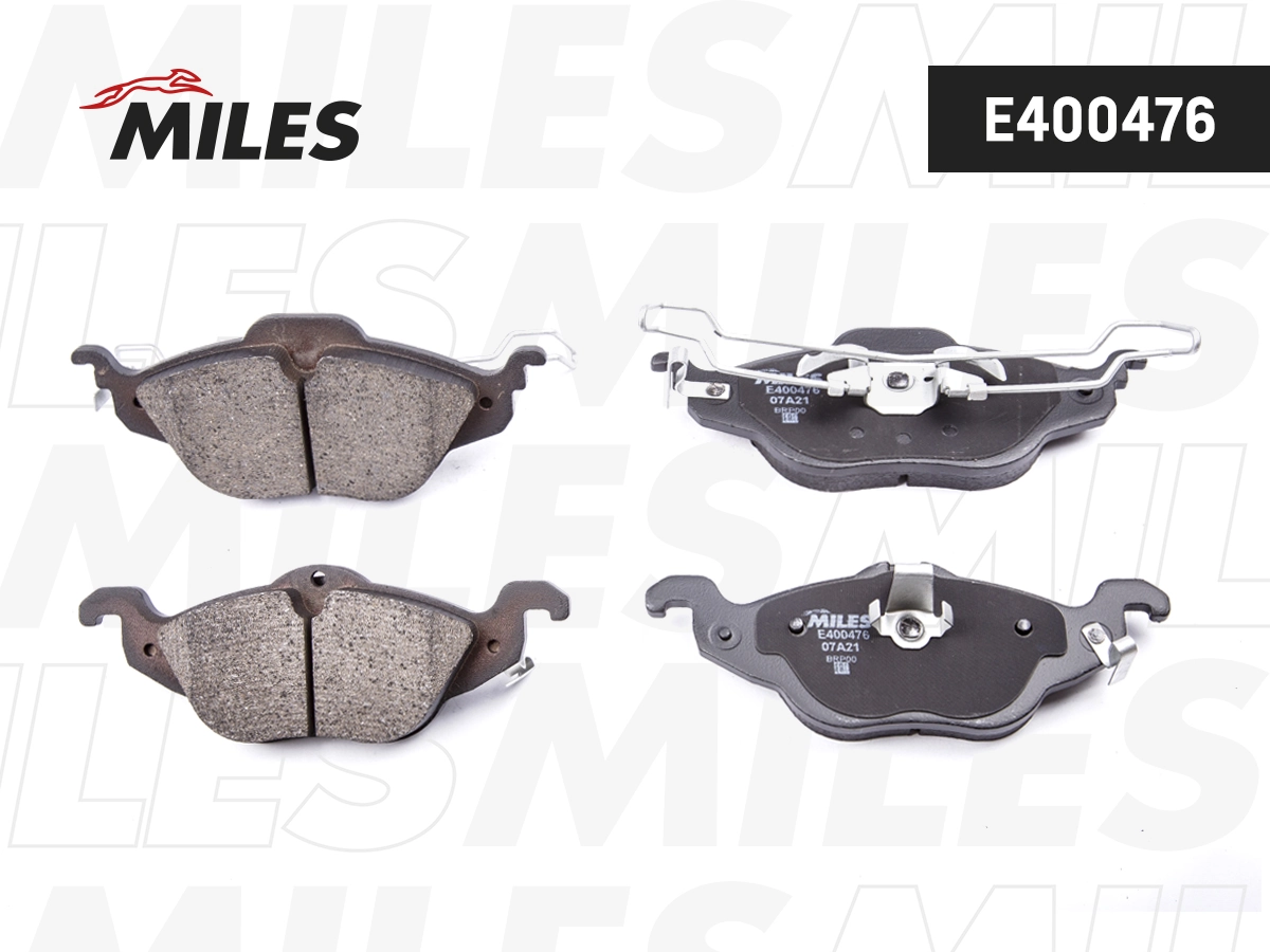 MILES fékbetétkészlet, tárcsafék - E400476 - TothCarparts