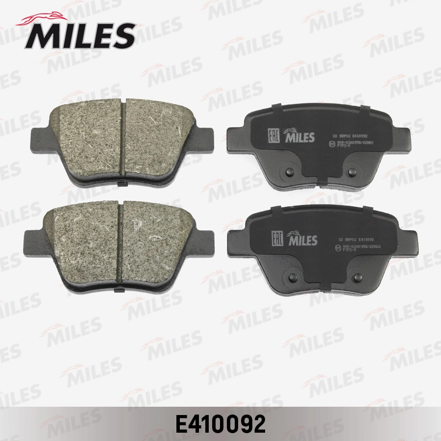 MILES fékbetétkészlet, tárcsafék - E410092 - TothCarparts