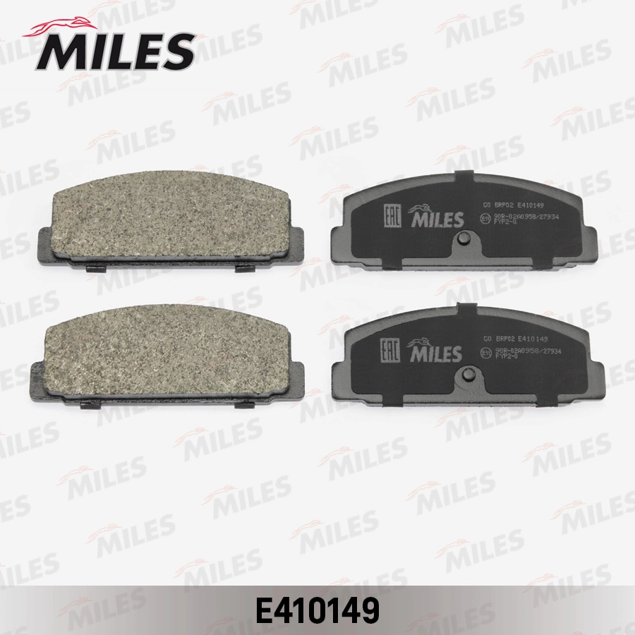 MILES fékbetétkészlet, tárcsafék - E410149 - TothCarparts
