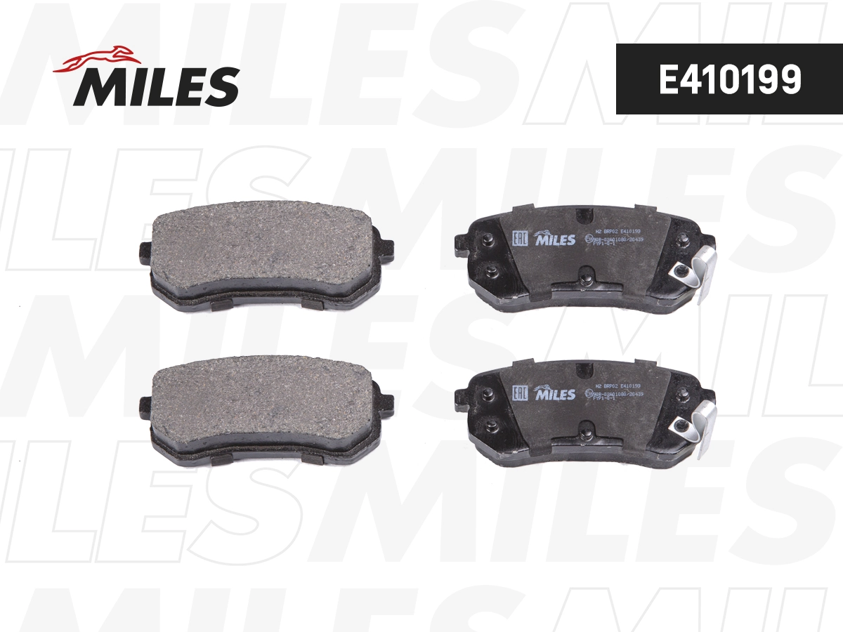 MILES fékbetétkészlet, tárcsafék - E410199 - TothCarparts