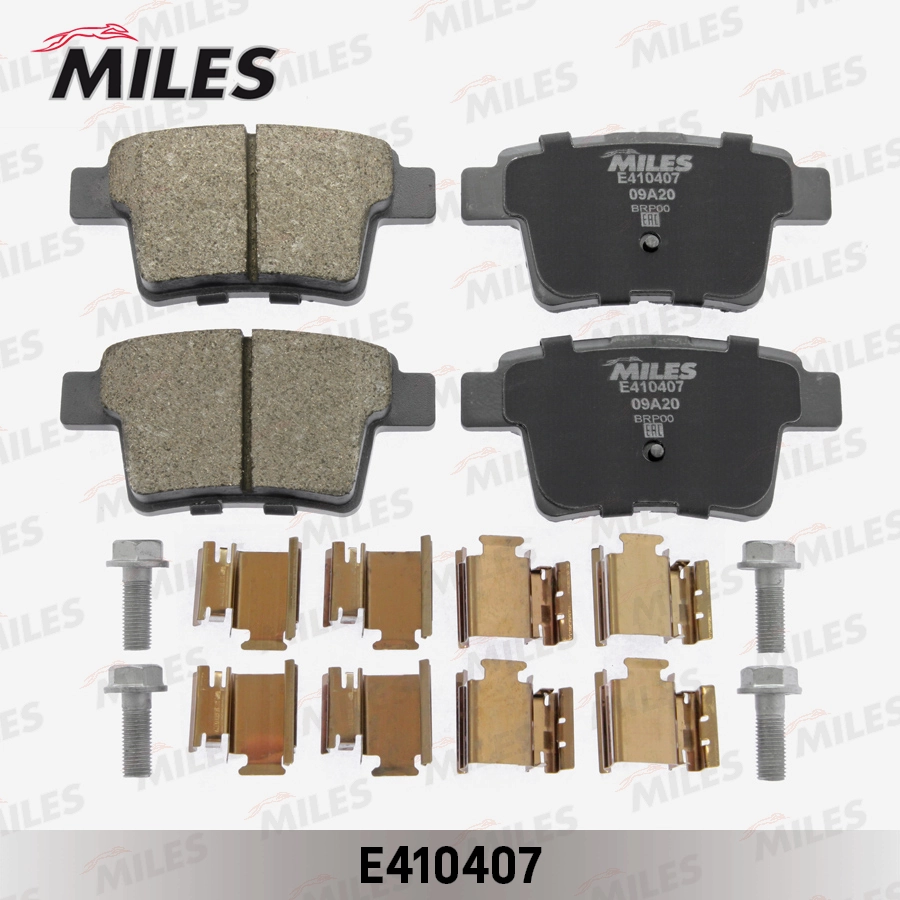 MILES fékbetétkészlet, tárcsafék - E410407 - TothCarparts