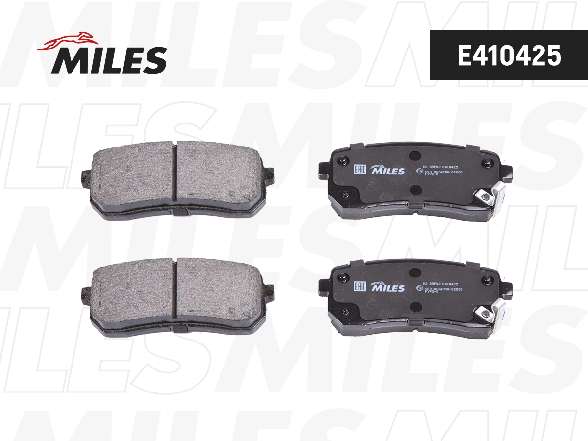 MILES fékbetétkészlet, tárcsafék - E410425 - TothCarparts