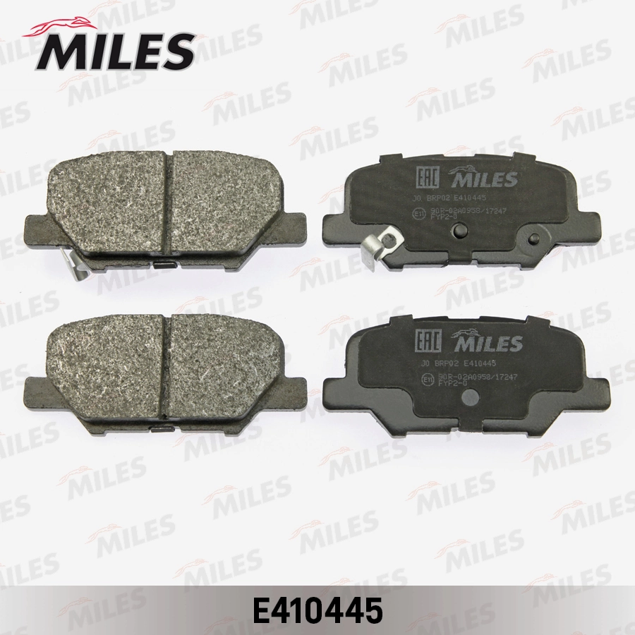 MILES fékbetétkészlet, tárcsafék - E410445 - TothCarparts