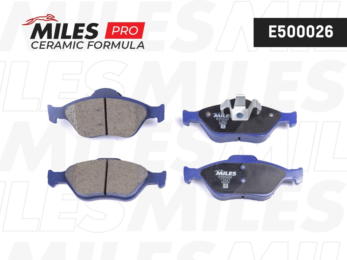 MILES fékbetétkészlet, tárcsafék - E500026 - TothCarparts