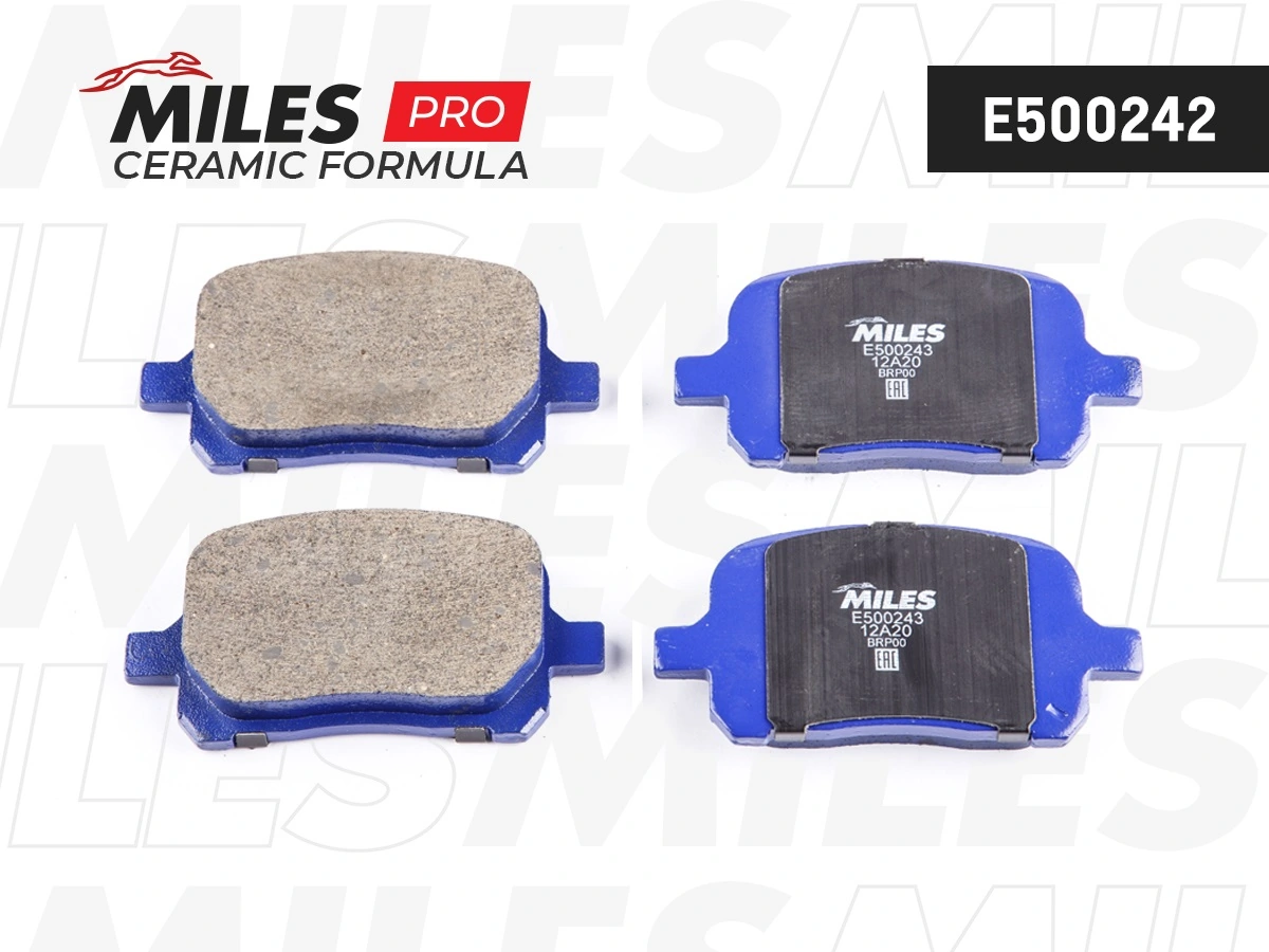 MILES fékbetétkészlet, tárcsafék - E500243 - TothCarparts