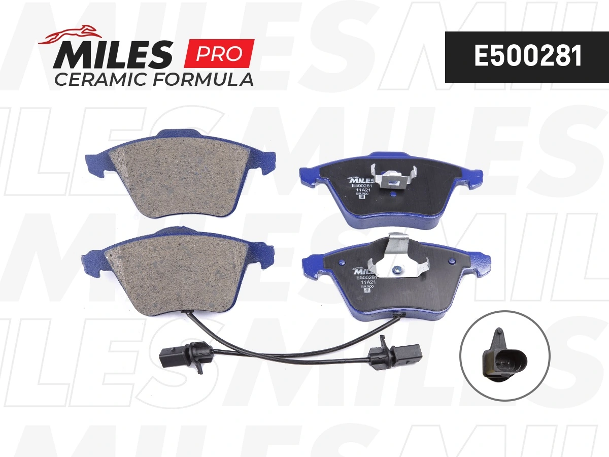 MILES fékbetétkészlet, tárcsafék - E500281 - TothCarparts