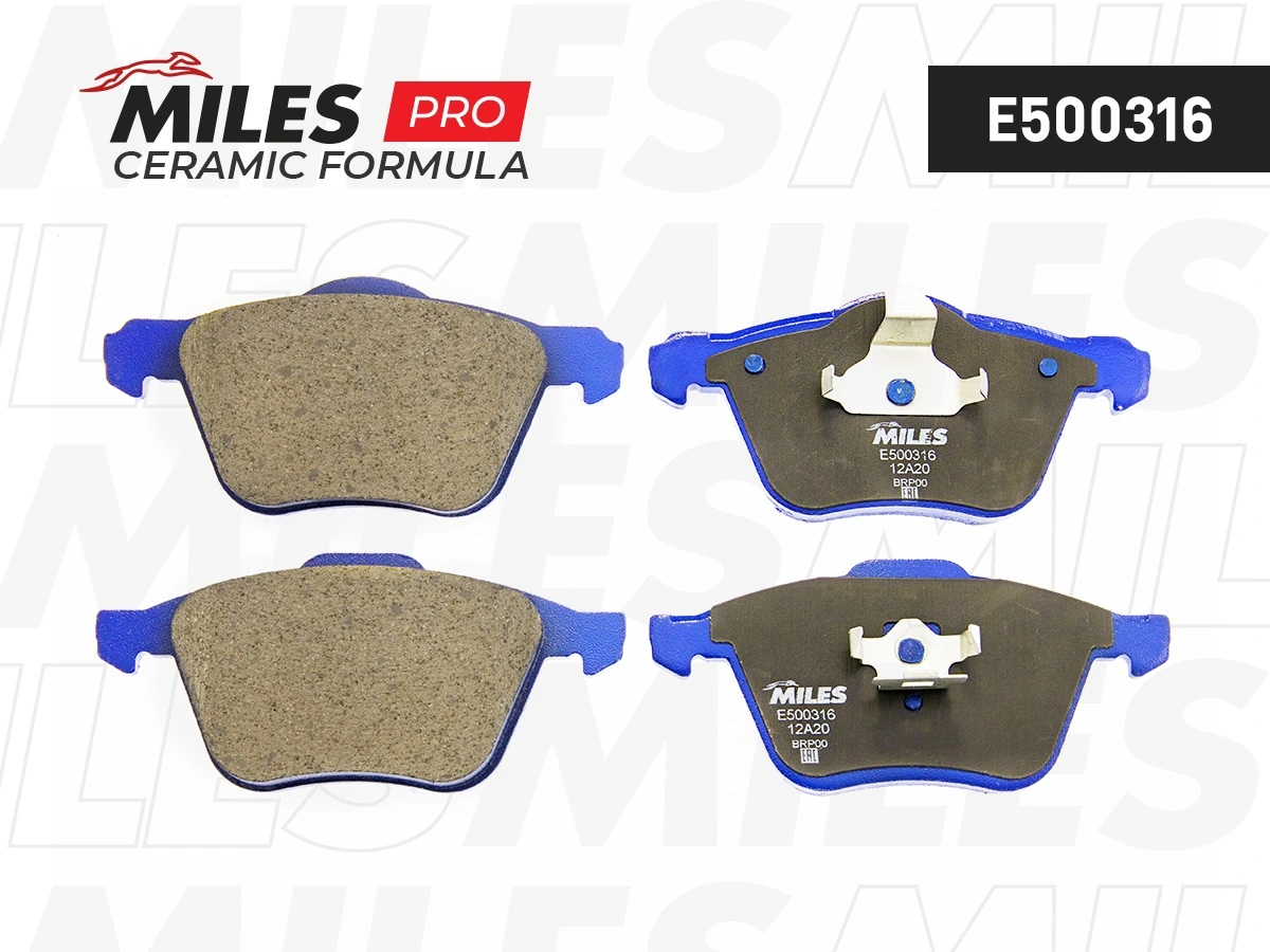 MILES fékbetétkészlet, tárcsafék - E500316 - TothCarparts