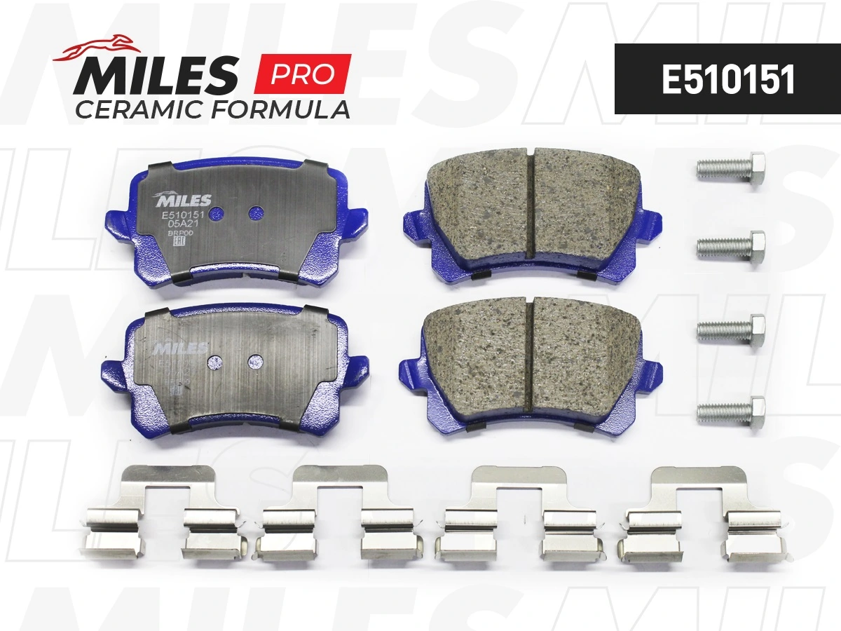 MILES fékbetétkészlet, tárcsafék - E510151 - TothCarparts
