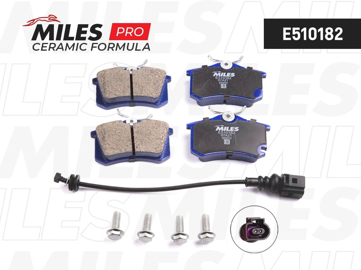 MILES fékbetétkészlet, tárcsafék - E510182 - TothCarparts