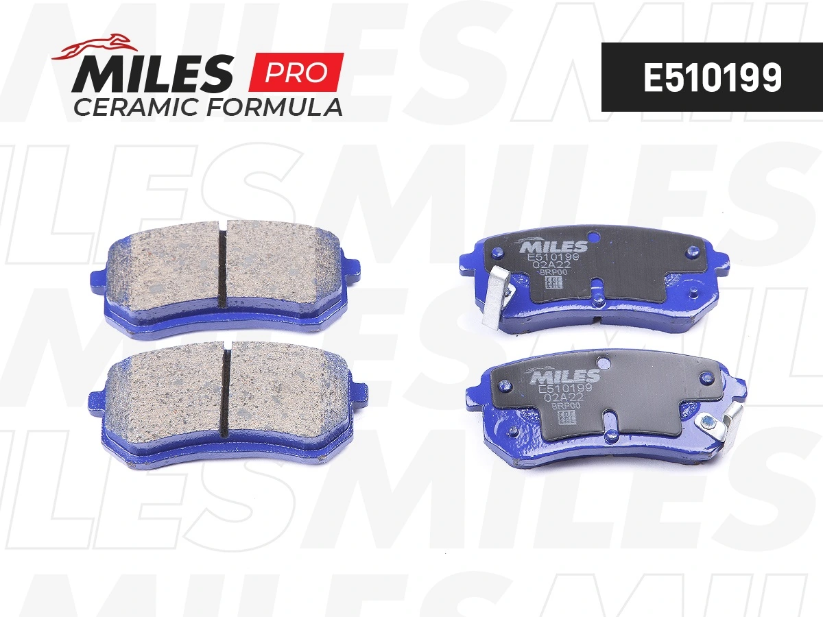 MILES fékbetétkészlet, tárcsafék - E510199 - TothCarparts