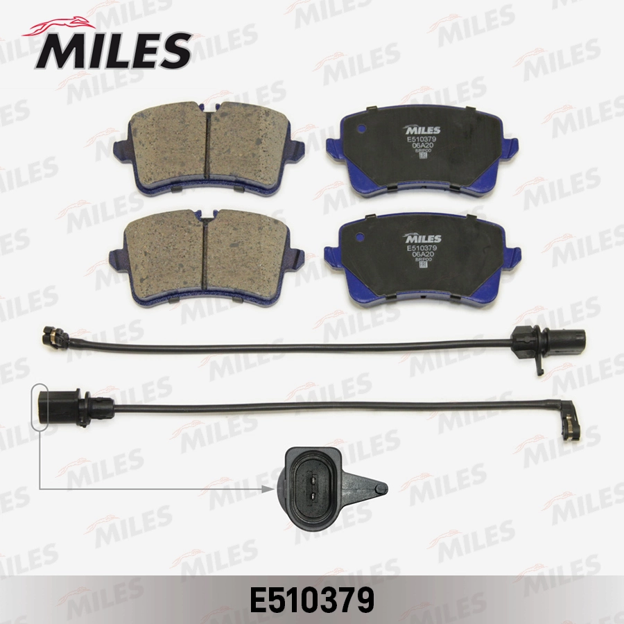 MILES fékbetétkészlet, tárcsafék - E510379 - TothCarparts