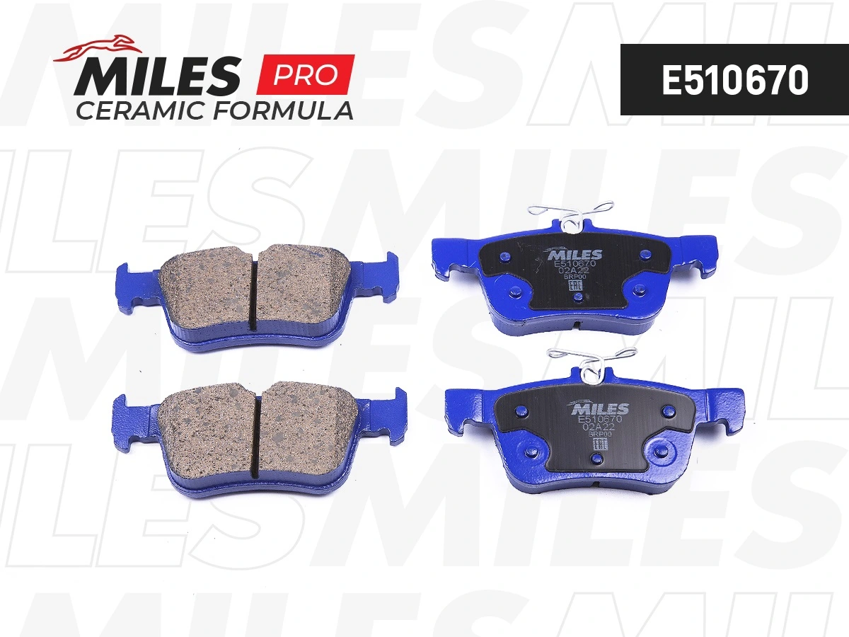 MILES fékbetétkészlet, tárcsafék - E510670 - TothCarparts