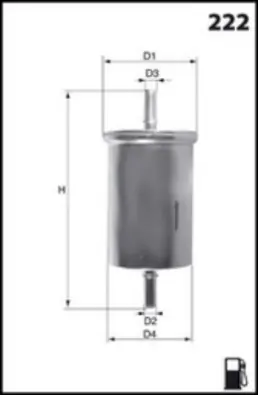 MISFAT Üzemanyagszűrő - E710 - TothCarparts