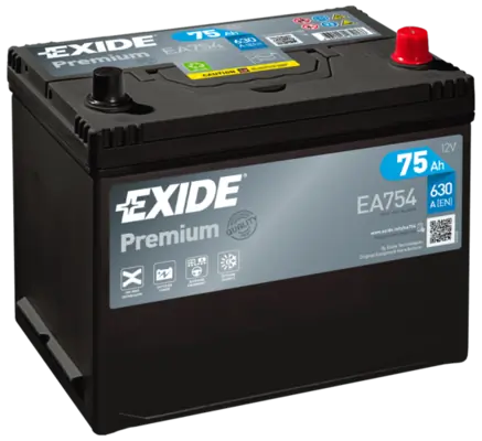 EXIDE Indító akkumulátor - EA754 - TothCarparts