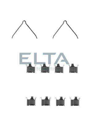 ELTA AUTOMOTIVE tartozékkészlet, tárcsafékbetét - EA8529 - TothCarparts