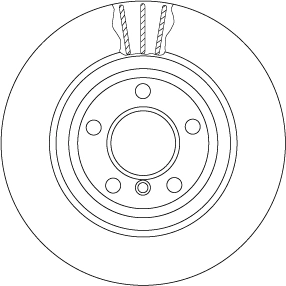 TRW féktárcsa - DF8788S - TothCarparts