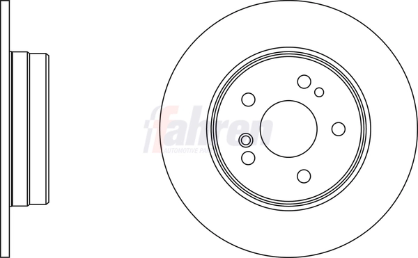 Fahren féktárcsa - FBD6231 - TothCarparts