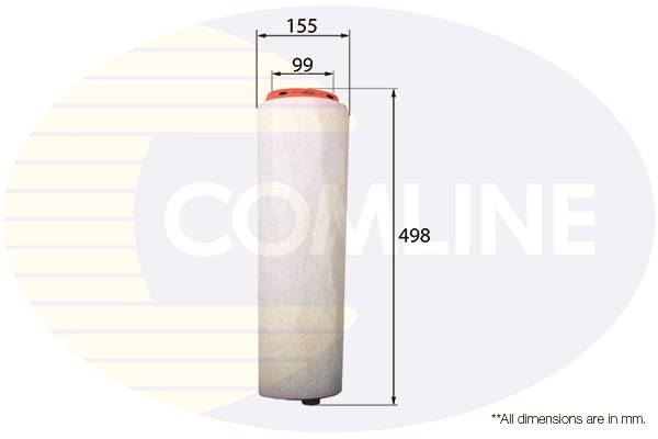 COMLINE légszűrő - EAF079 - TothCarparts