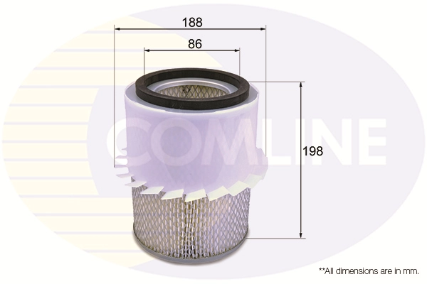 COMLINE légszűrő - EAF792 - TothCarparts