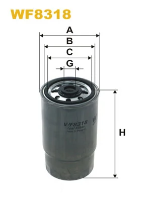 ANDEL Üzemanyagszűrő - ANF0429 - TothCarparts