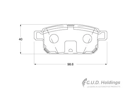 Safeline fékbetétkészlet, tárcsafék - D4108 - TothCarparts