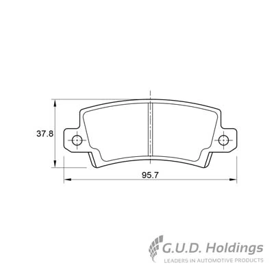 Safeline fékbetétkészlet, tárcsafék - D3374 - TothCarparts