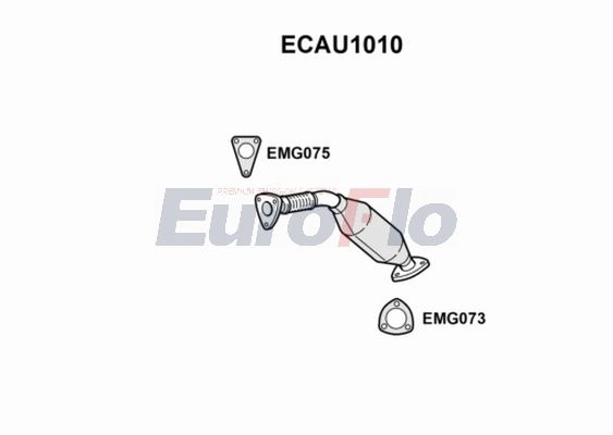 EuroFlo katalizátor - ECAU1010 - TothCarparts