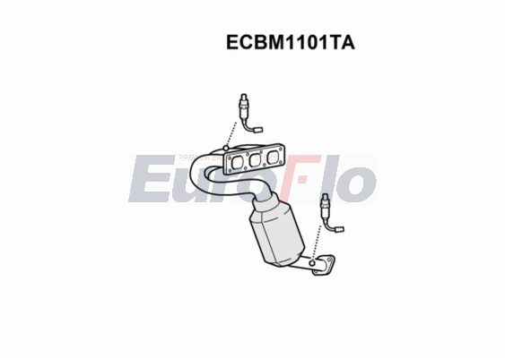 EuroFlo katalizátor - ECBM1101TA - TothCarparts