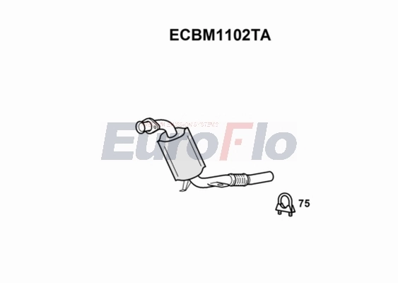 EuroFlo katalizátor - ECBM1102TA - TothCarparts