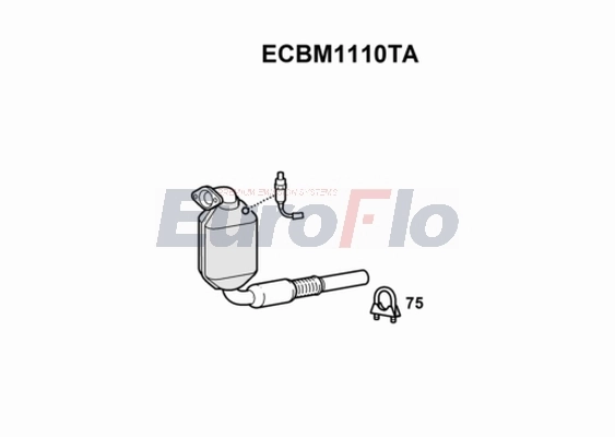 EuroFlo katalizátor - ECBM1110TA - TothCarparts