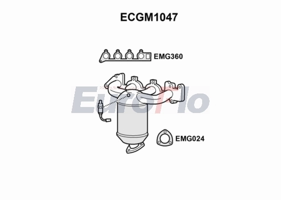 EuroFlo katalizátor - ECGM1047 - TothCarparts