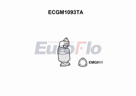 EuroFlo katalizátor - ECGM1093TA - TothCarparts
