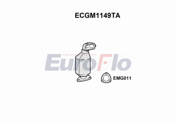EuroFlo katalizátor - ECGM1149TA - TothCarparts