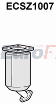 EuroFlo katalizátor - ECSZ1007 - TothCarparts