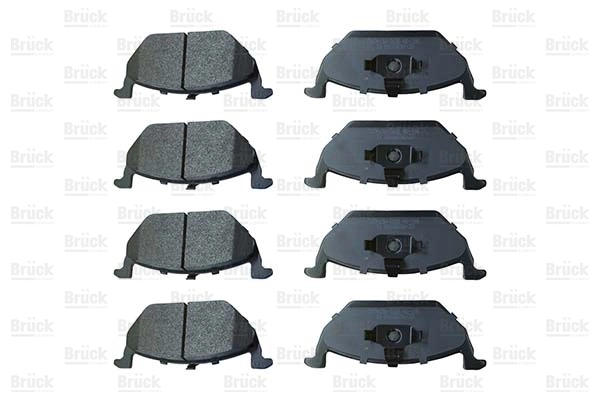 EURO ESPAÑA fékbetétkészlet, tárcsafék - EE-7709D768 - TothCarparts