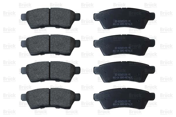 EURO ESPAÑA fékbetétkészlet, tárcsafék - EE-8213D1108 - TothCarparts