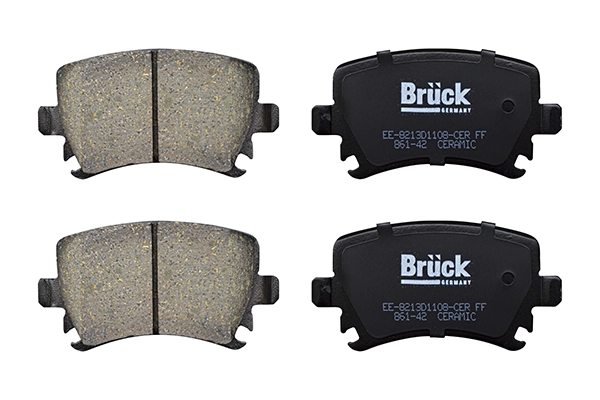 BRÜCK GERMANY fékbetétkészlet, tárcsafék - EE-8213D1108-CER - TothCarparts