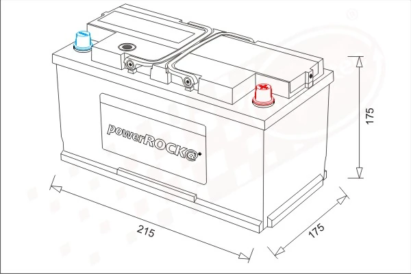 powerROCK Indító akkumulátor - EFB075RKN - TothCarparts