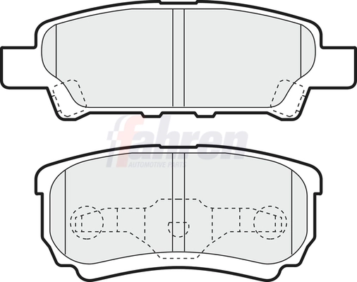 Fahren fékbetétkészlet, tárcsafék - FBP3599 - TothCarparts