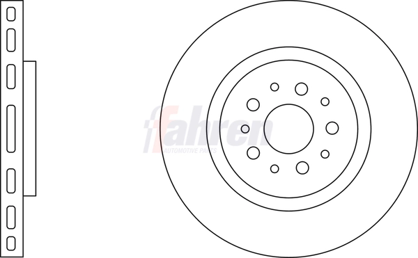 Fahren féktárcsa - FBD6706 - TothCarparts
