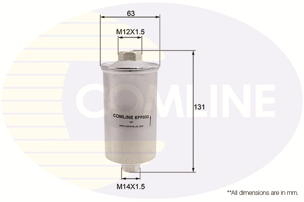 COMLINE Üzemanyagszűrő - EFF033 - TothCarparts