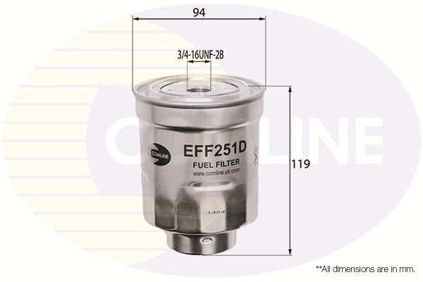 COMLINE Üzemanyagszűrő - EFF251D - TothCarparts