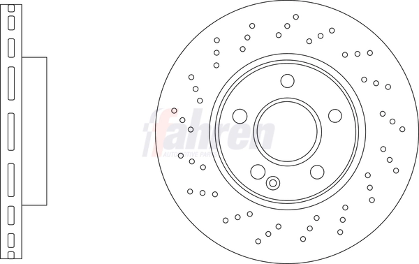 Fahren féktárcsa - FBD6840 - TothCarparts