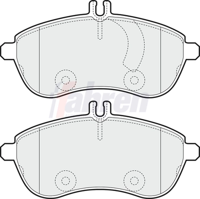 Fahren fékbetétkészlet, tárcsafék - FBP3223 - TothCarparts